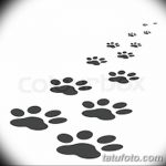Эскизы тату кошачьи следы от 31.07.2018 №090 - Sketches tattoo cat tracks - tatufoto.com