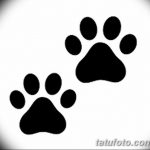 Эскизы тату кошачьи следы от 31.07.2018 №093 - Sketches tattoo cat tracks - tatufoto.com