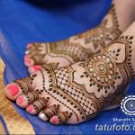 фото Мехенди на лодыжке от 13.07.2018 №119 - Mehendi on the ankle - tatufoto.com