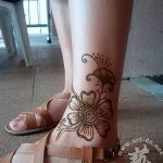 фото Мехенди на лодыжке от 13.07.2018 №122 - Mehendi on the ankle - tatufoto.com