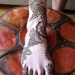 фото Мехенди на лодыжке от 13.07.2018 №132 - Mehendi on the ankle - tatufoto.com