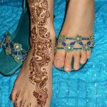 фото Мехенди на лодыжке от 13.07.2018 №143 - Mehendi on the ankle - tatufoto.com