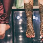 фото Мехенди на лодыжке от 13.07.2018 №144 - Mehendi on the ankle - tatufoto.com