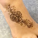 фото Мехенди на лодыжке от 13.07.2018 №153 - Mehendi on the ankle - tatufoto.com