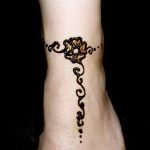 фото Мехенди на лодыжке от 13.07.2018 №159 - Mehendi on the ankle - tatufoto.com