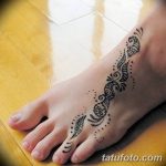 фото Мехенди на лодыжке от 13.07.2018 №163 - Mehendi on the ankle - tatufoto.com