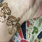 фото Мехенди на лодыжке от 13.07.2018 №174 - Mehendi on the ankle - tatufoto.com