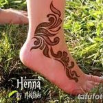 фото Мехенди на лодыжке от 13.07.2018 №184 - Mehendi on the ankle - tatufoto.com