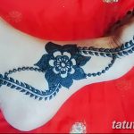 фото Мехенди на лодыжке от 13.07.2018 №192 - Mehendi on the ankle - tatufoto.com