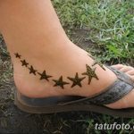 фото Мехенди на лодыжке от 13.07.2018 №200 - Mehendi on the ankle - tatufoto.com