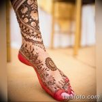 фото Мехенди на лодыжке от 13.07.2018 №203 - Mehendi on the ankle - tatufoto.com