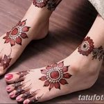 фото Мехенди на лодыжке от 13.07.2018 №207 - Mehendi on the ankle - tatufoto.com