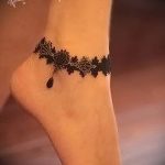 фото Мехенди на лодыжке от 13.07.2018 №215 - Mehendi on the ankle - tatufoto.com