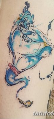 фото тату Джинн из лампы от 28.07.2018 №003 — Tattoo Genie from the lamp — tatufoto.com