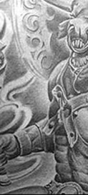 фото тату Минотавр от 19.07.2018 №030 — Minotaur tattoo — tatufoto.com