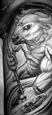 фото тату Минотавр от 19.07.2018 №037 — Minotaur tattoo — tatufoto.com