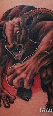фото тату Минотавр от 19.07.2018 №045 — Minotaur tattoo — tatufoto.com