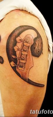 фото тату басовый ключ от 02.07.2018 №055 — Bass Key Tattoo — tatufoto.com