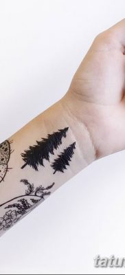фото тату сосна от 31.07.2018 №085 — tattoo pine — tatufoto.com
