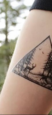 фото тату сосна от 31.07.2018 №086 — tattoo pine — tatufoto.com