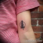 фото тату сосна от 31.07.2018 №118 - tattoo pine - tatufoto.com