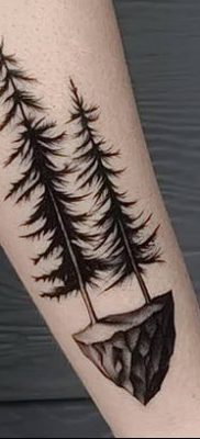 фото тату сосна от 31.07.2018 №131 — tattoo pine — tatufoto.com
