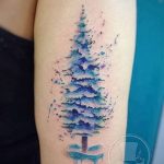 фото тату сосна от 31.07.2018 №148 - tattoo pine - tatufoto.com