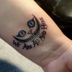 Фото тату улыбка 28.08.2018 №059 - tattoo smile - tatufoto.com