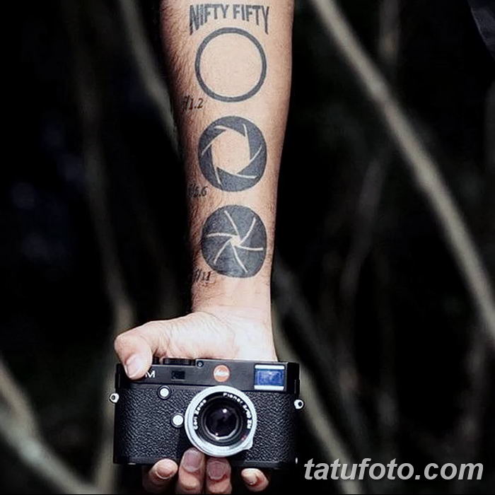 Фото тату фотоаппарат от 03.08.2018 № 121 - tattoo photo camera - tatufoto....