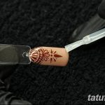Фото Мехенди на ногтях от 04.08.2018 №013 - Mehendi on the nails - tatufoto.com