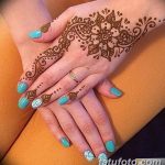 Фото Мехенди на ногтях от 04.08.2018 №015 - Mehendi on the nails - tatufoto.com