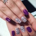 Фото Мехенди на ногтях от 04.08.2018 №019 - Mehendi on the nails - tatufoto.com