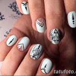 Фото Мехенди на ногтях от 04.08.2018 №020 - Mehendi on the nails - tatufoto.com