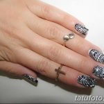 Фото Мехенди на ногтях от 04.08.2018 №035 - Mehendi on the nails - tatufoto.com