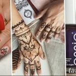 Фото Мехенди на ногтях от 04.08.2018 №041 - Mehendi on the nails - tatufoto.com