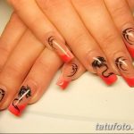 Фото Мехенди на ногтях от 04.08.2018 №061 - Mehendi on the nails - tatufoto.com