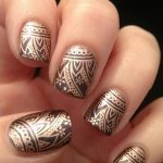 Фото Мехенди на ногтях от 04.08.2018 №068 - Mehendi on the nails - tatufoto.com