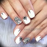 Фото Мехенди на ногтях от 04.08.2018 №069 - Mehendi on the nails - tatufoto.com