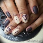 Фото Мехенди на ногтях от 04.08.2018 №072 - Mehendi on the nails - tatufoto.com