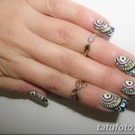 Фото Мехенди на ногтях от 04.08.2018 №076 - Mehendi on the nails - tatufoto.com