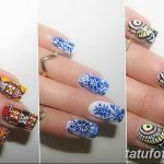 Фото Мехенди на ногтях от 04.08.2018 №077 - Mehendi on the nails - tatufoto.com