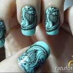Фото Мехенди на ногтях от 04.08.2018 №106 - Mehendi on the nails - tatufoto.com