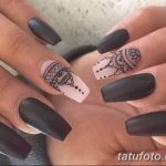 Фото Мехенди на ногтях от 04.08.2018 №145 - Mehendi on the nails - tatufoto.com