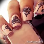Фото Мехенди на ногтях от 04.08.2018 №147 - Mehendi on the nails - tatufoto.com