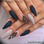 Фото Мехенди на ногтях от 04.08.2018 №153 - Mehendi on the nails - tatufoto.com