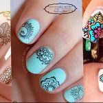 Фото Мехенди на ногтях от 04.08.2018 №156 - Mehendi on the nails - tatufoto.com