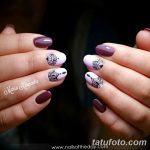 Фото Мехенди на ногтях от 04.08.2018 №159 - Mehendi on the nails - tatufoto.com