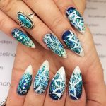 Фото Мехенди на ногтях от 04.08.2018 №173 - Mehendi on the nails - tatufoto.com