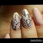 Фото Мехенди на ногтях от 04.08.2018 №180 - Mehendi on the nails - tatufoto.com