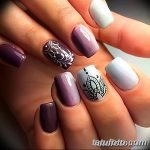 Фото Мехенди на ногтях от 04.08.2018 №196 - Mehendi on the nails - tatufoto.com